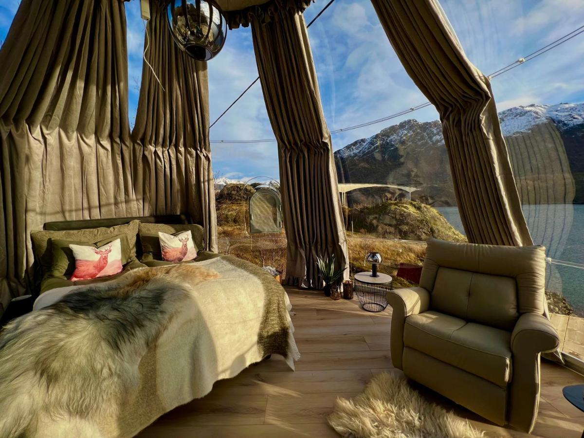 Lofoten Glampingdome Myrland Exterior photo