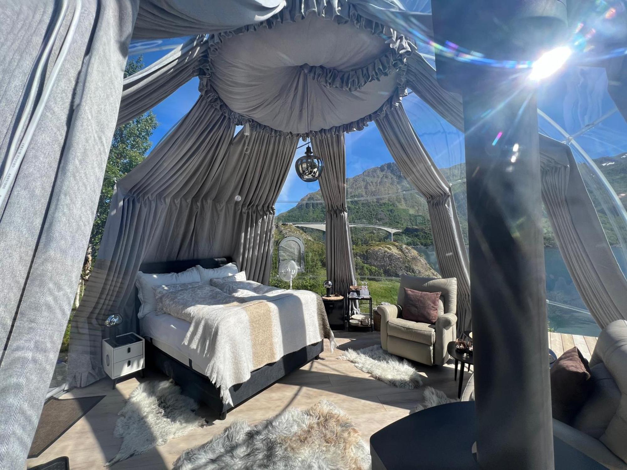 Lofoten Glampingdome Myrland Exterior photo
