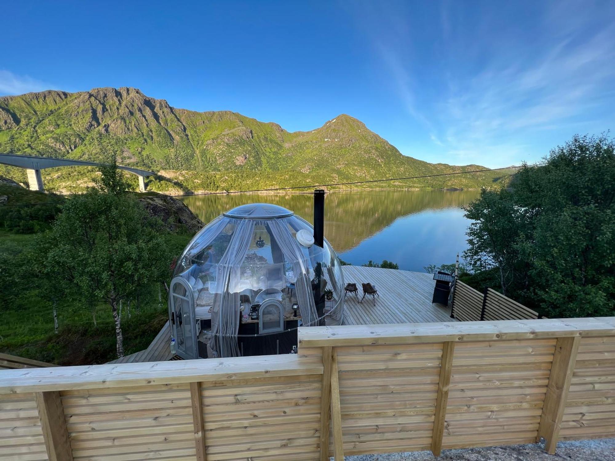 Lofoten Glampingdome Myrland Exterior photo