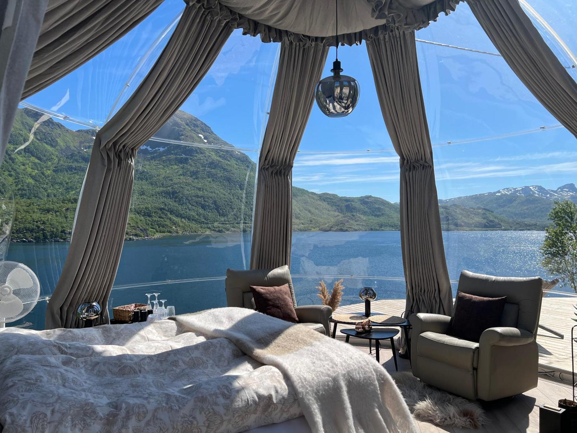 Lofoten Glampingdome Myrland Exterior photo